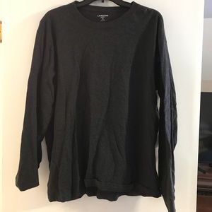 Dark gray Lands End long sleeve